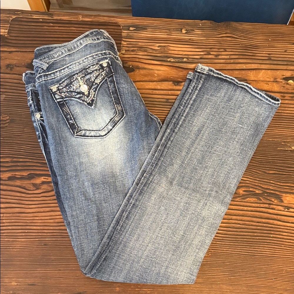 Vigoss Women's Straight Leg Blue Jeans